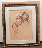 ドゥルー・ストゥルーザン パステル画 スター・ウォーズ4