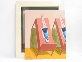赤木仁 油彩画