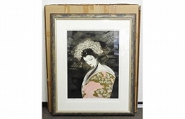 天野喜孝 ミクストメディア「桜姫」