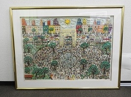 ジェームス・リジィ 3Dアート「Washington ain`t no Square Park」